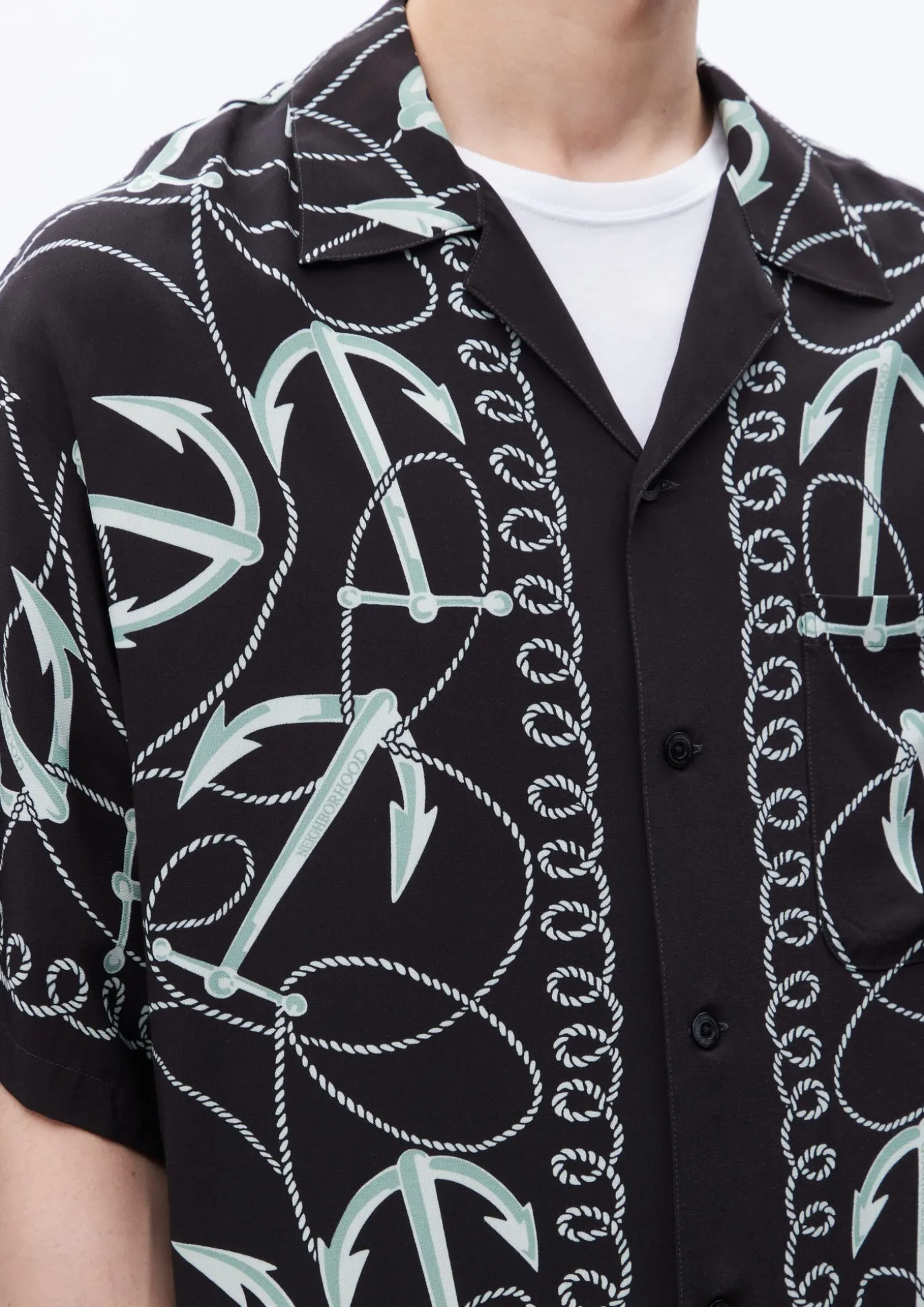 Anchor Hawaiian Shirt Ss