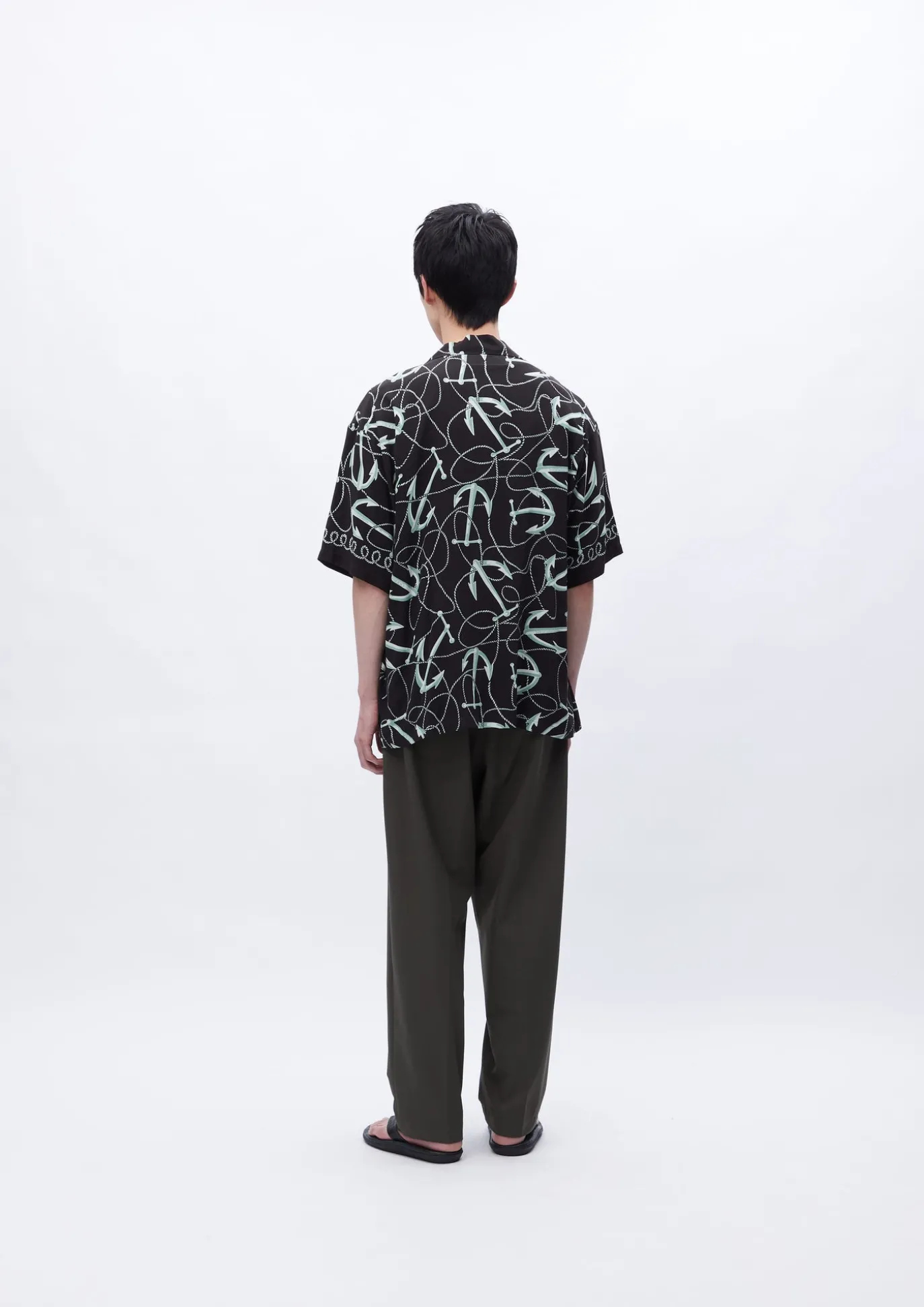 Anchor Hawaiian Shirt Ss