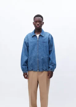 Denim Zip Work Jacket