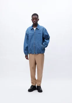 Denim Zip Work Jacket