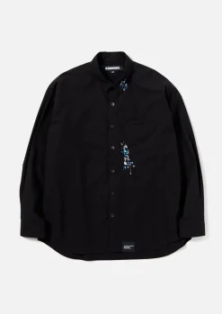 Drip Embroidery Shirt Ls