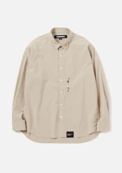 Drip Embroidery Shirt Ls