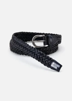 Leather Mesh Belt