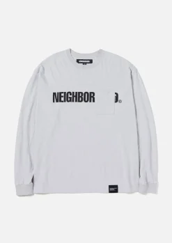 Logo Print Crewneck Ls