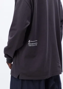 Logo Print Crewneck Ls