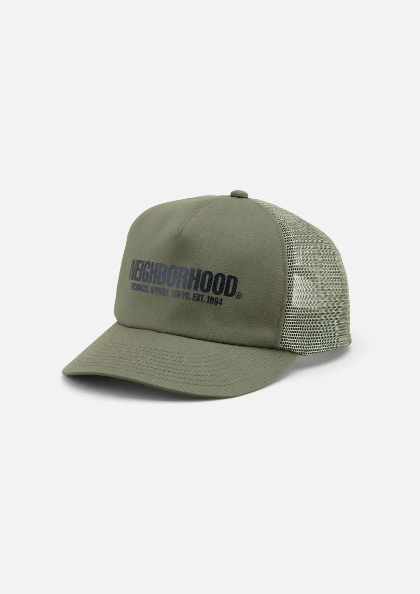 Logo Print Mesh Cap