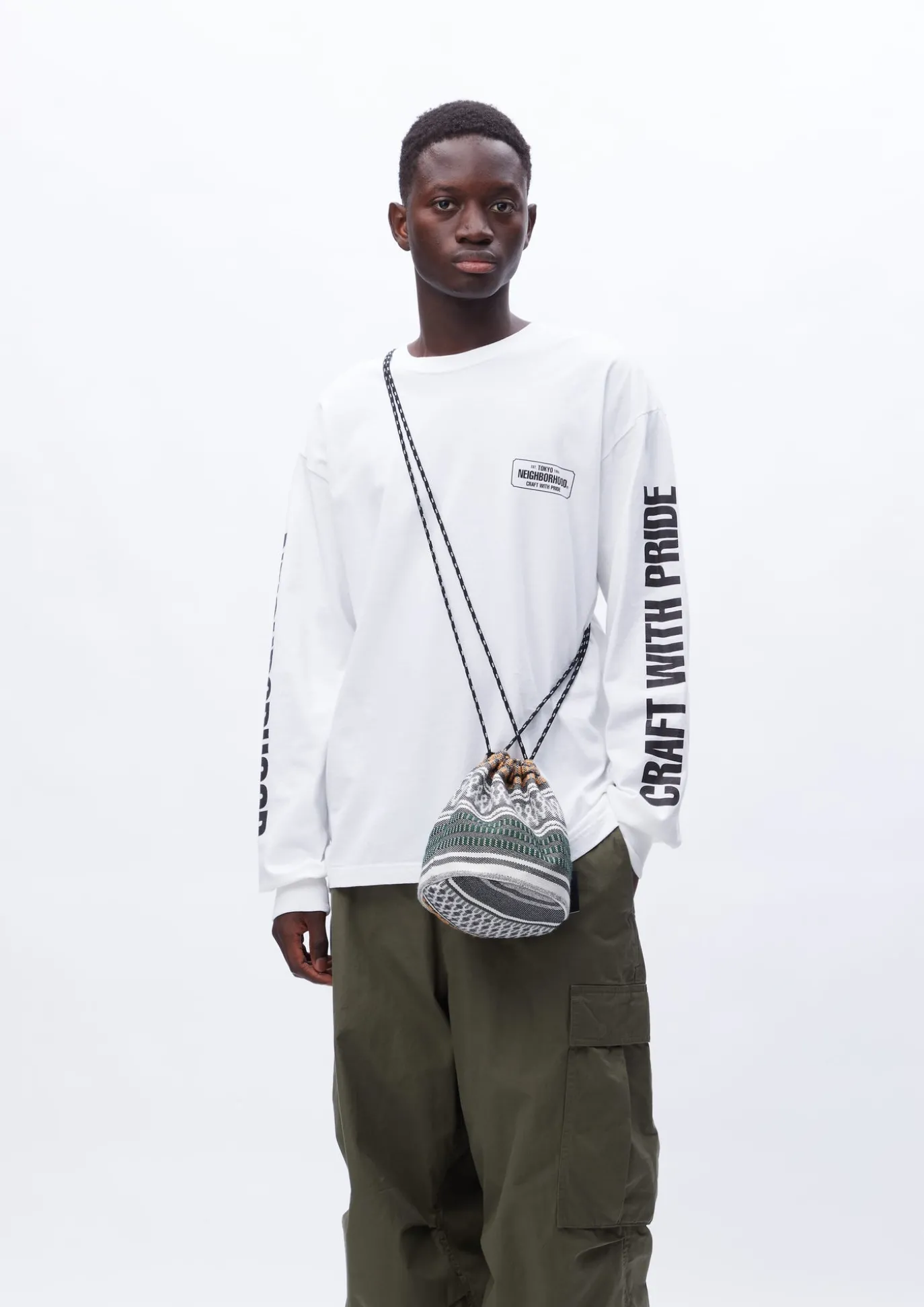 Mexican Blanket Drawstring Bag