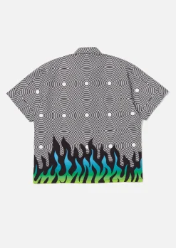 Nh X Dsc . Flamepattern Shirt Ss