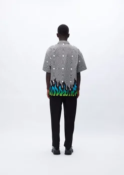 Nh X Dsc . Flamepattern Shirt Ss