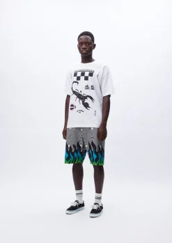 Nh X Dsc . Flamepattern Short Pants