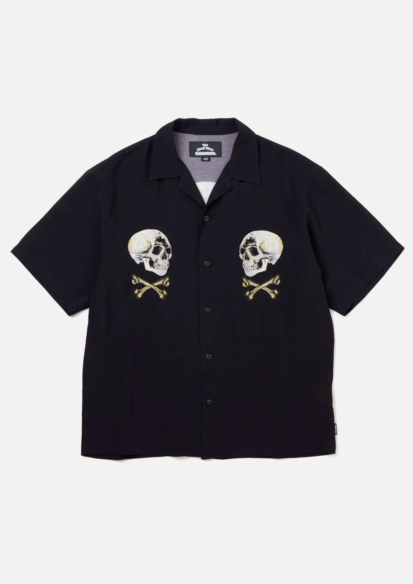 Nh X Great Frog Skull Hawaiian Shirt Ss