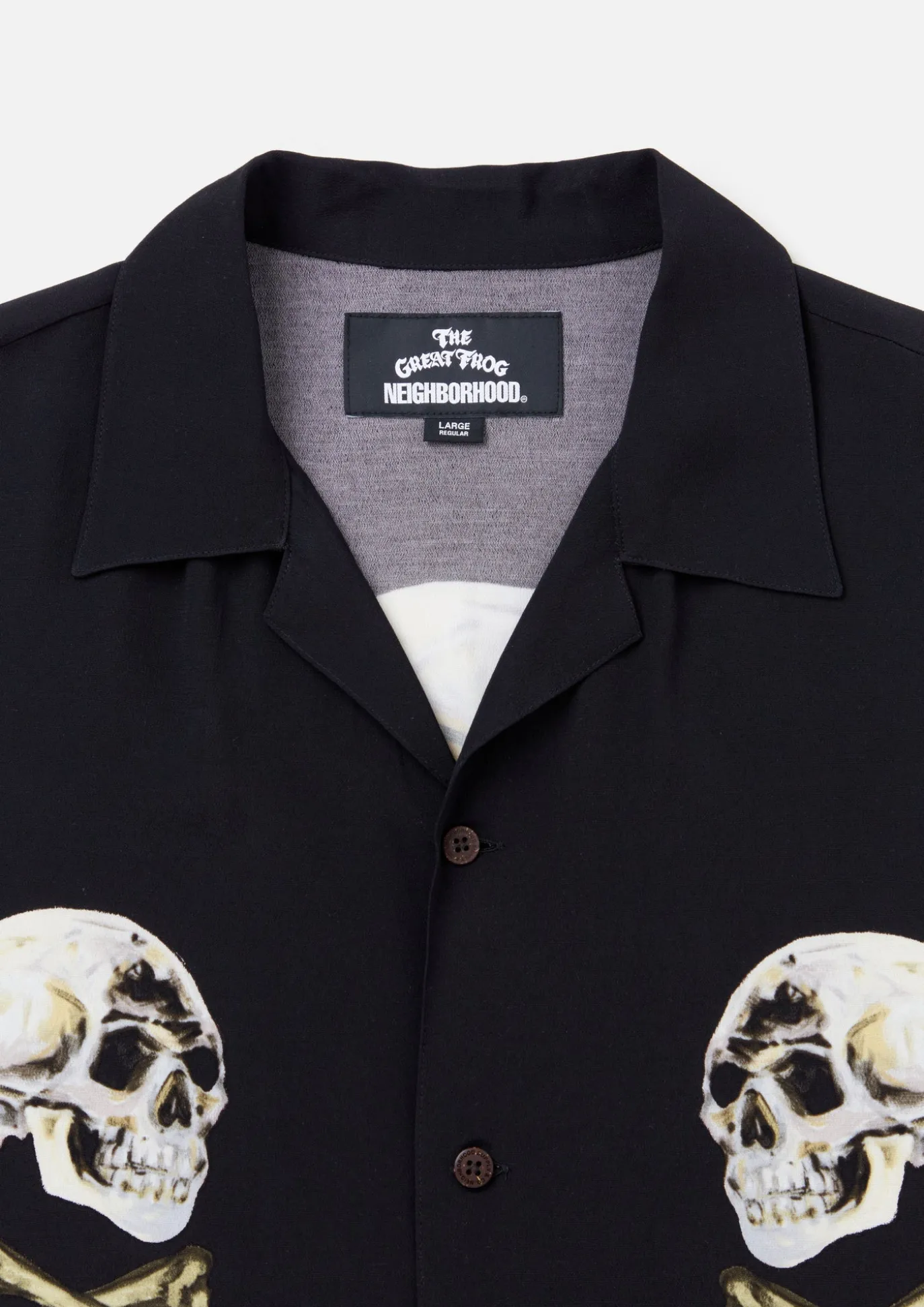 Nh X Great Frog Skull Hawaiian Shirt Ss