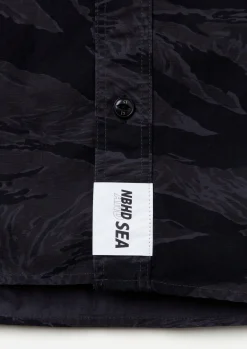 Nh X Wind And Sea . Camouflage Officer Shirt Ls
