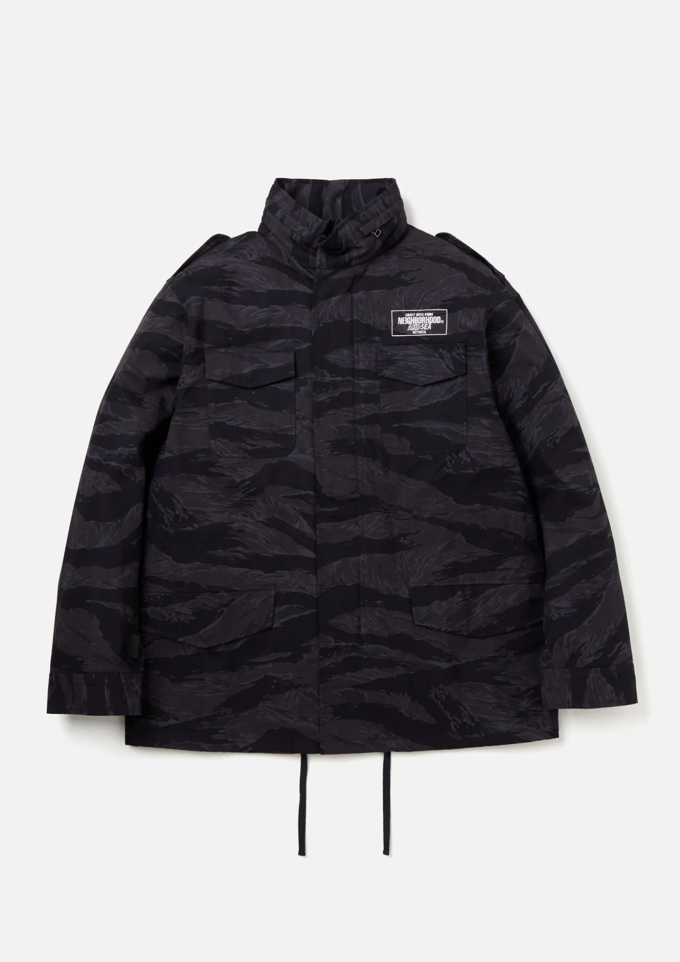 Nh X Wind And Sea . Camouflage M-65 Jacket