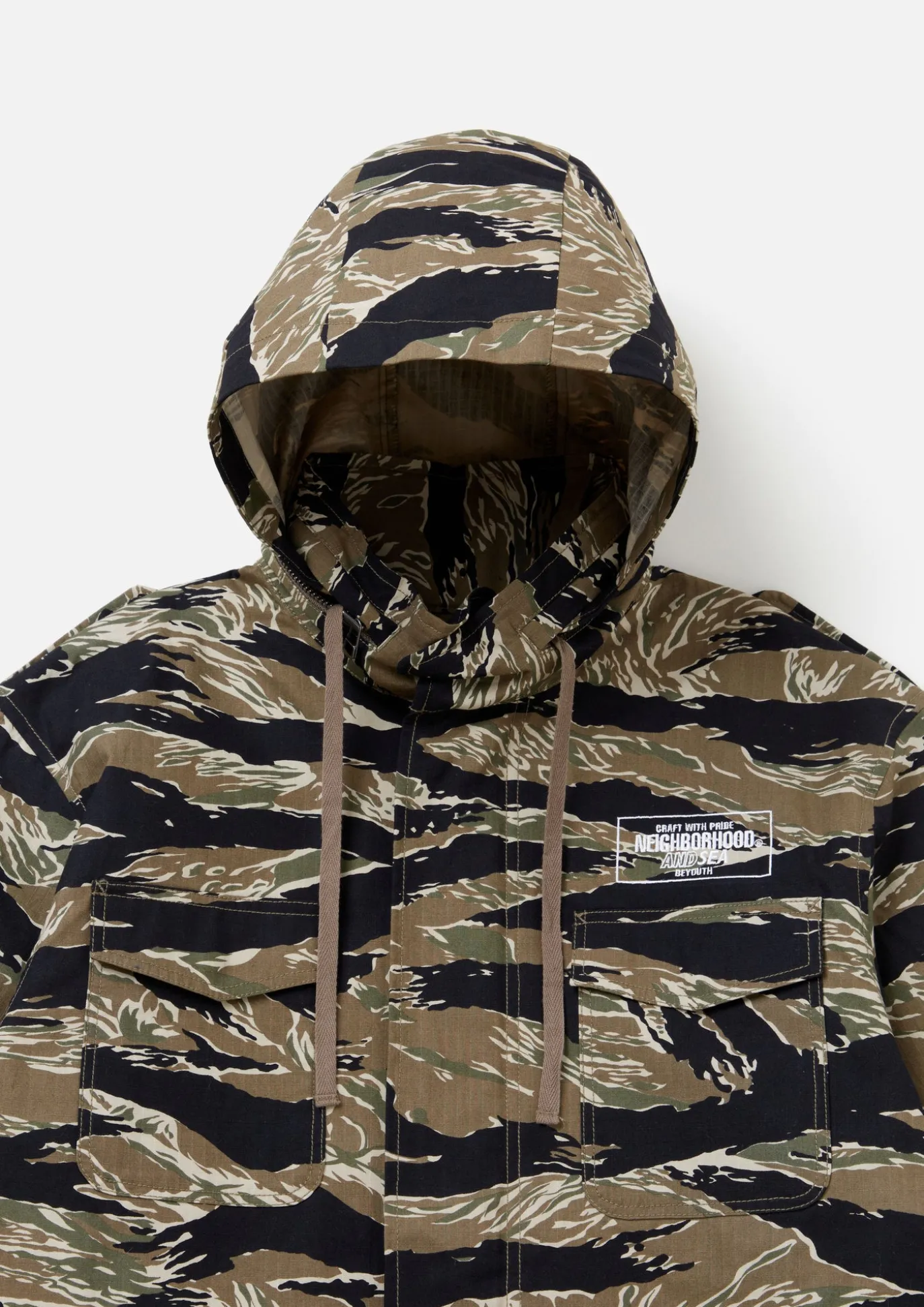 Nh X Wind And Sea . Camouflage M-65 Jacket