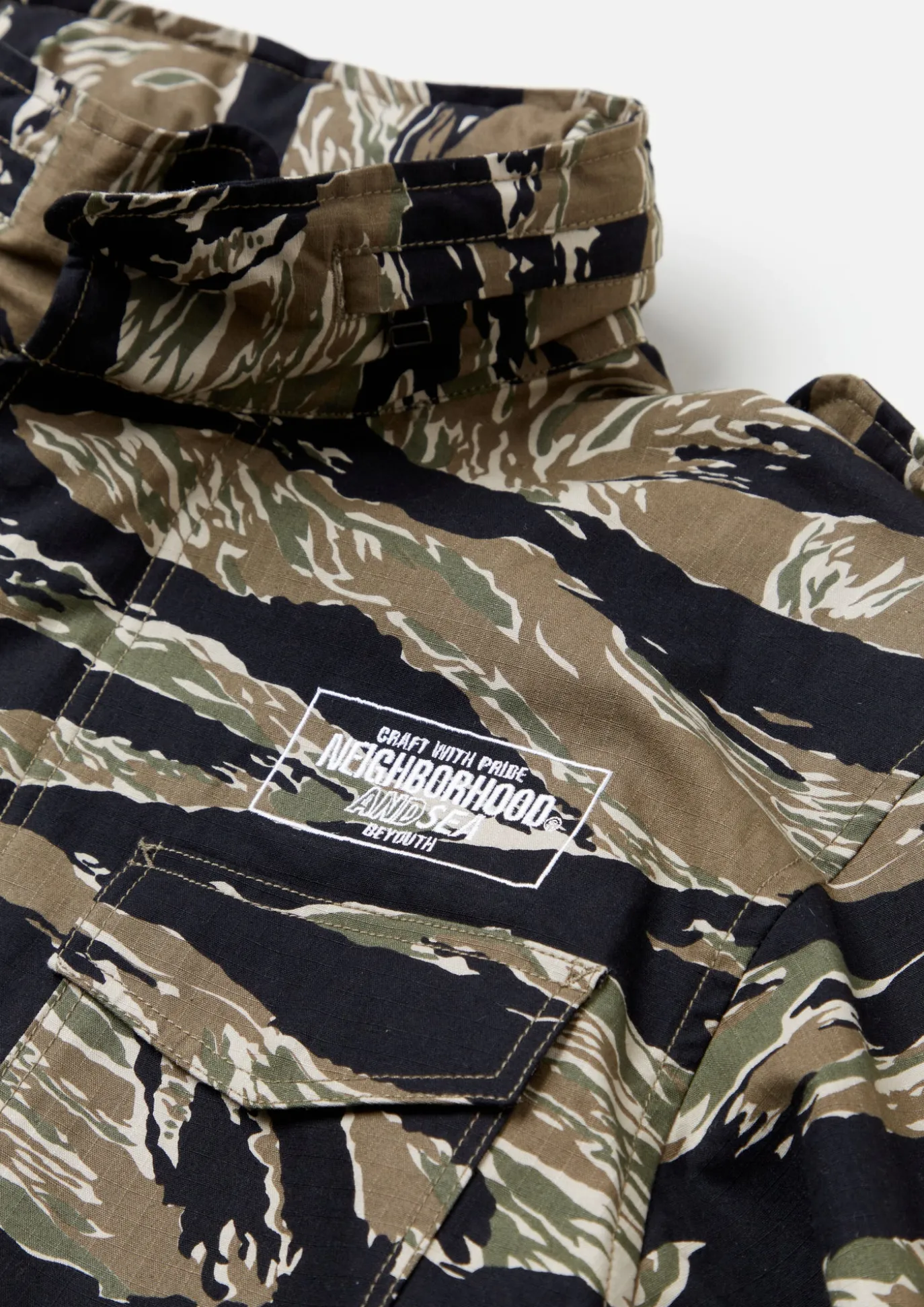 Nh X Wind And Sea . Camouflage M-65 Jacket