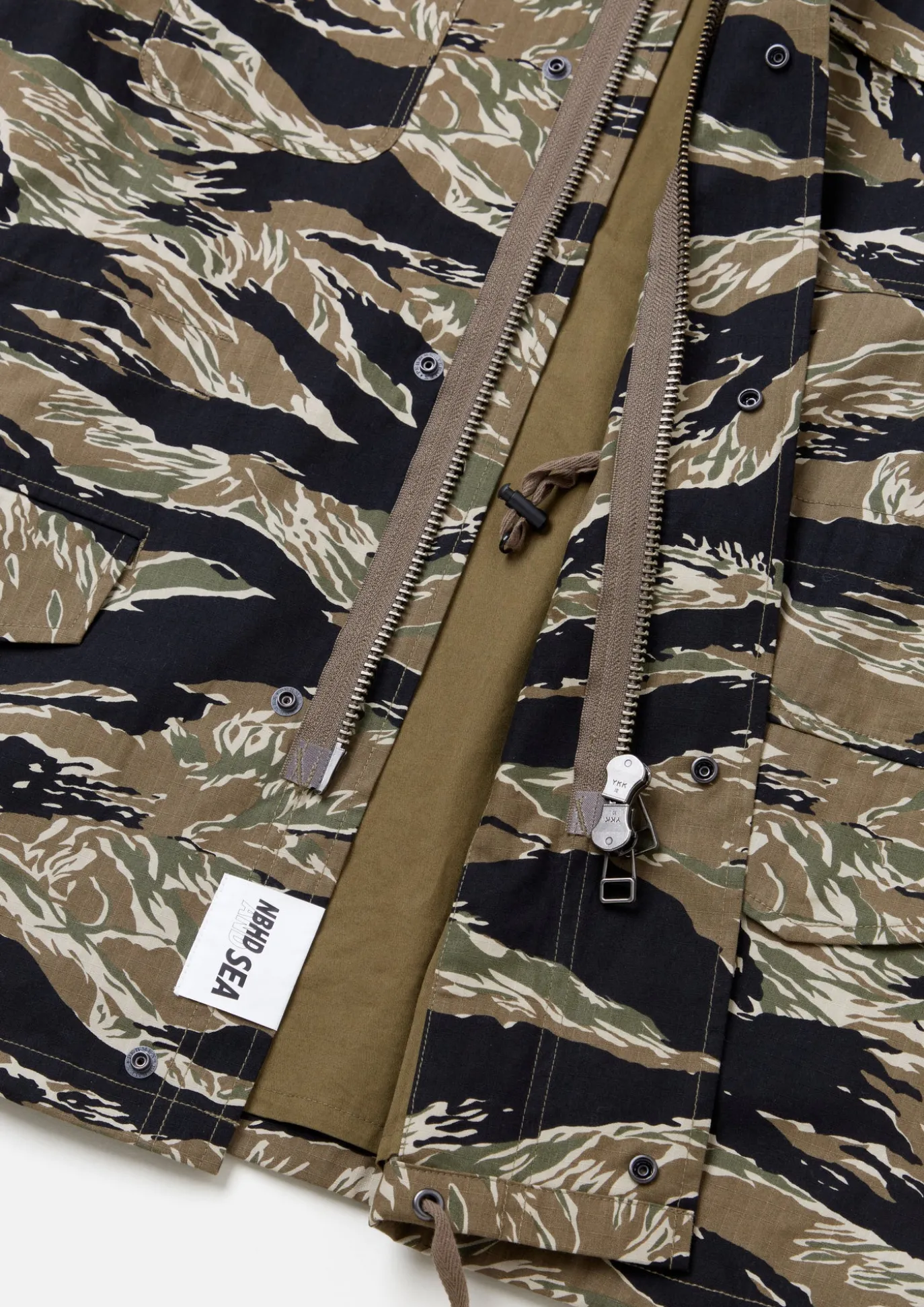 Nh X Wind And Sea . Camouflage M-65 Jacket