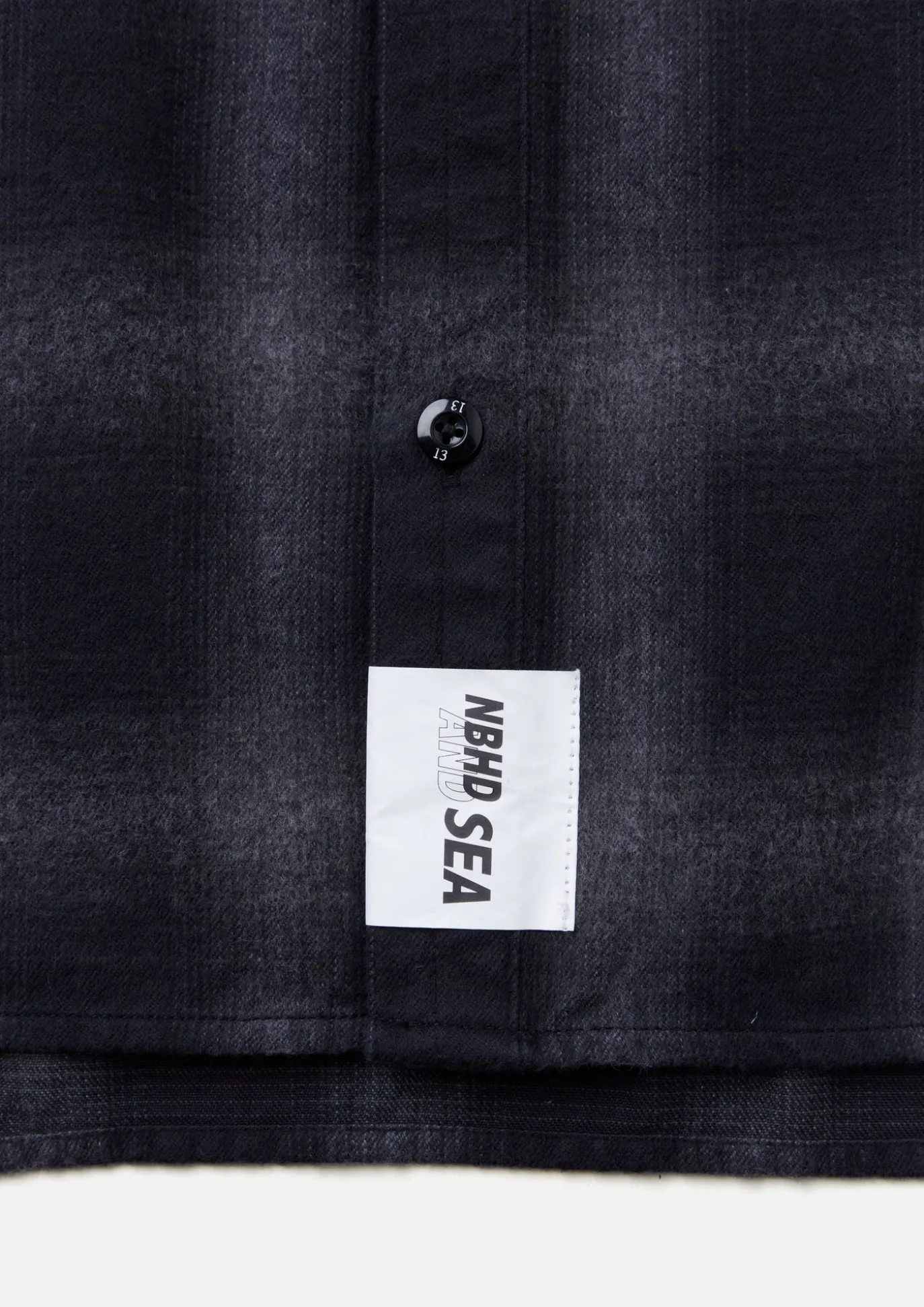 Nh X Wind And Sea . Ombre Check Shirt Ls