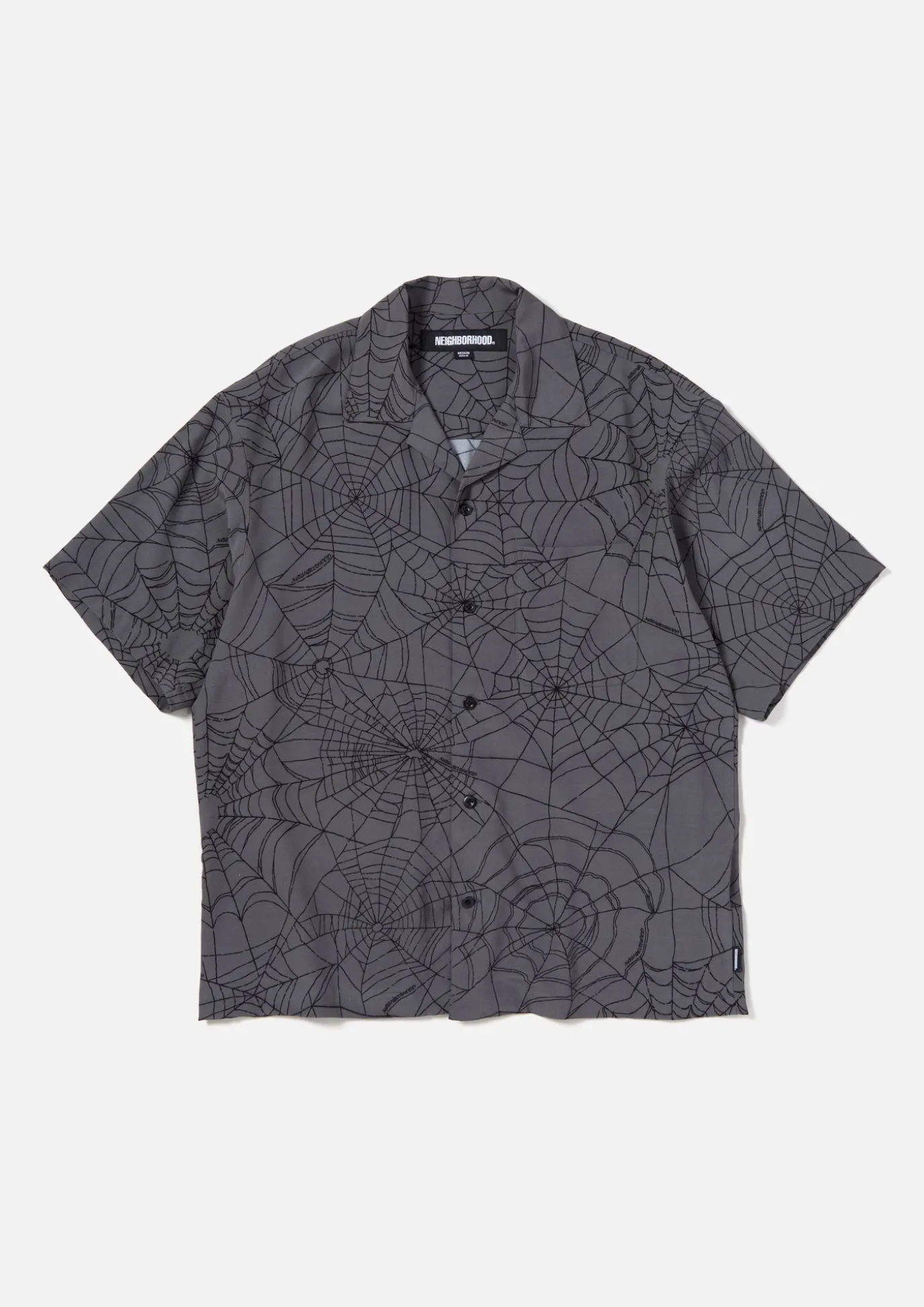 Spiderweb Hawaiian Shirt Ss