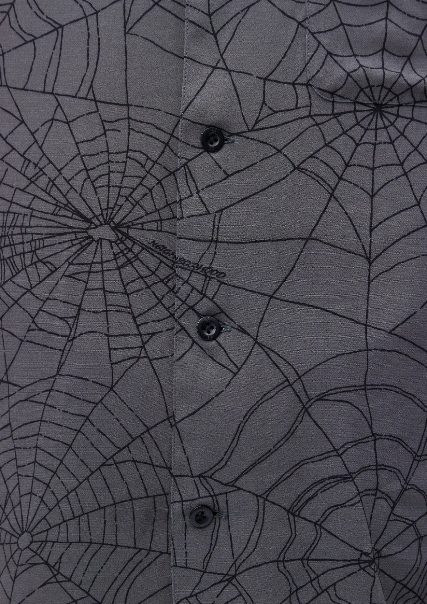 Spiderweb Hawaiian Shirt Ss