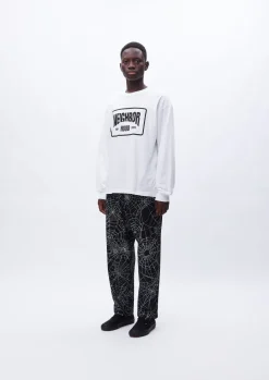 Spiderweb Tuck Pants