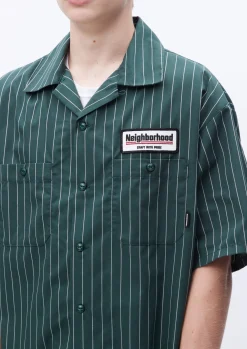 Stripe Work Shirt Ss