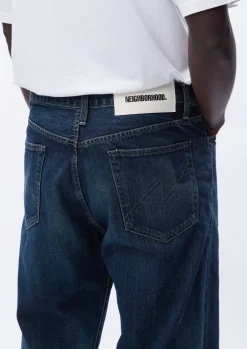 Washed Denim Dp Basic Pants